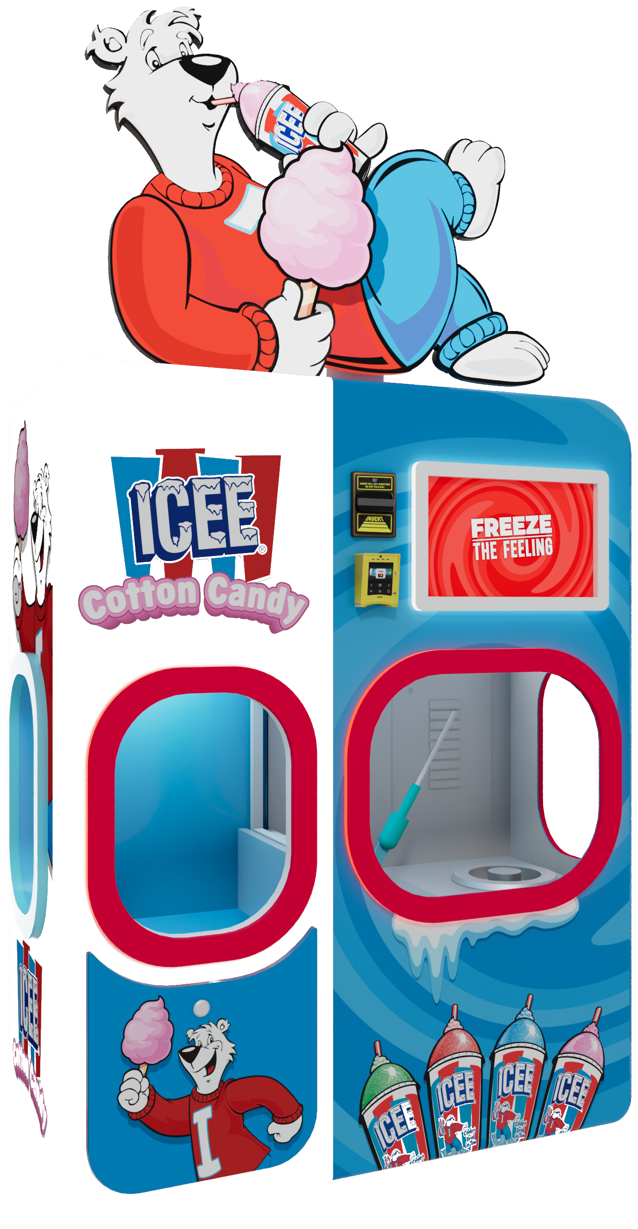 Sweet Robo ICEE Cotton Candy Machine