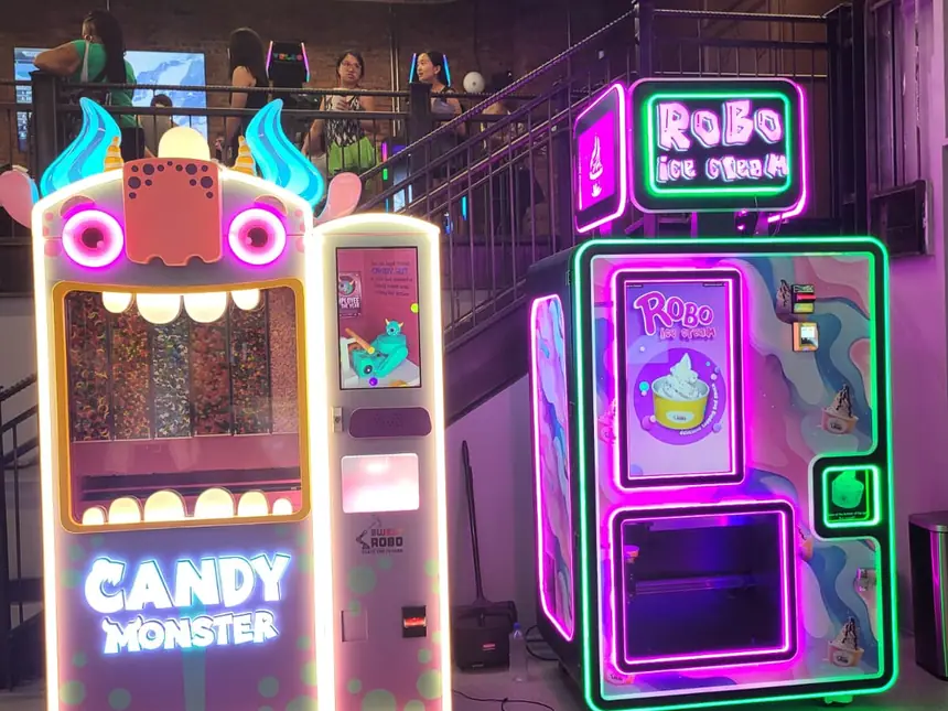 Robo Ice Cream at a family entertainment center